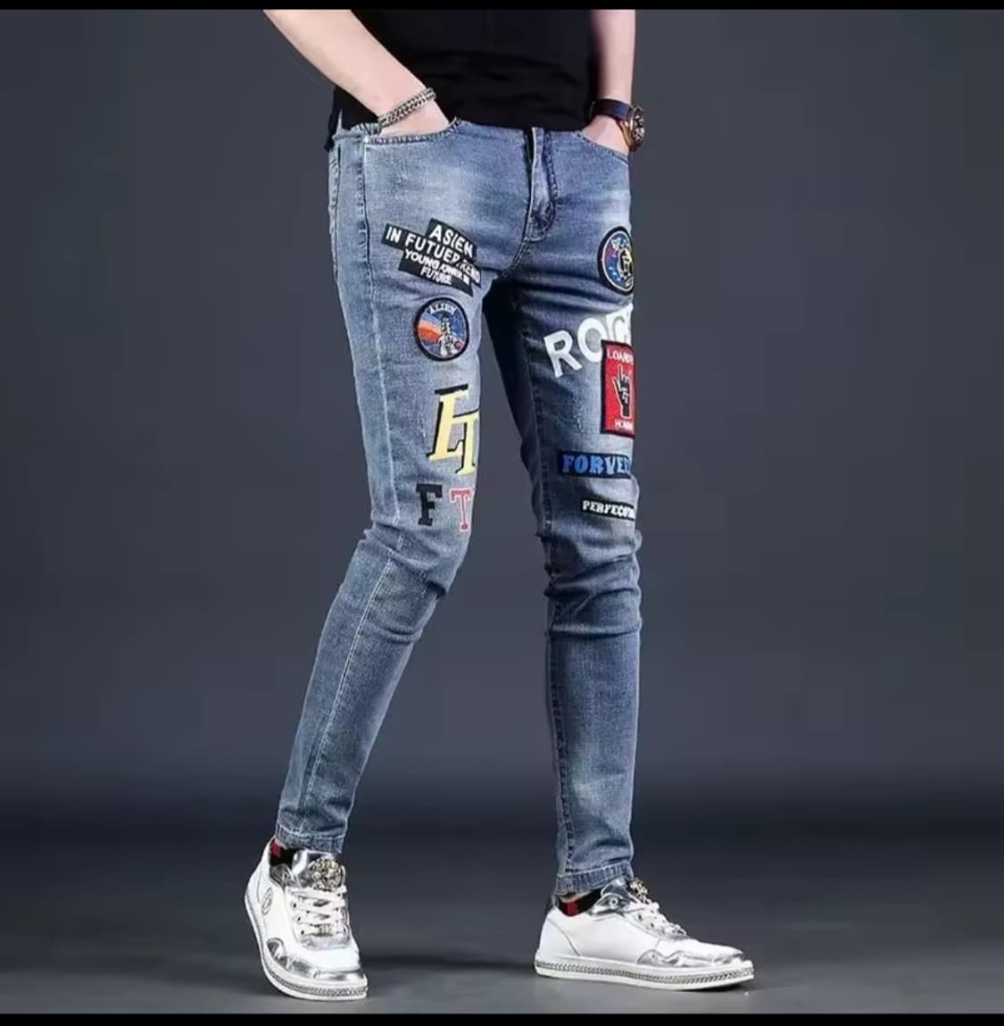 패치슬림데님청비지새상품 미개봉 허리31 상품이미지3