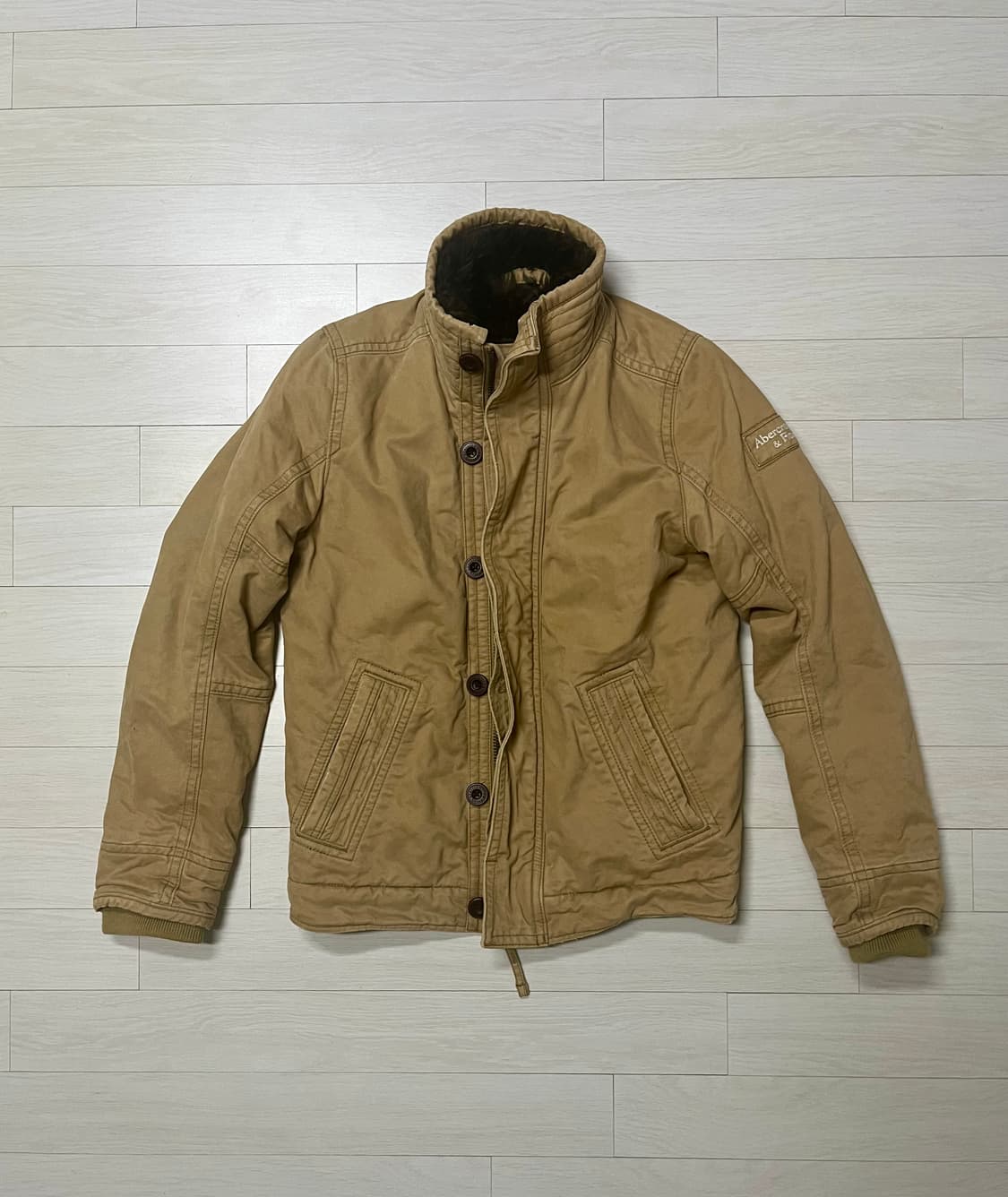 아베크롬비 아디론댁 자켓 베이지 M 상품이미지1
