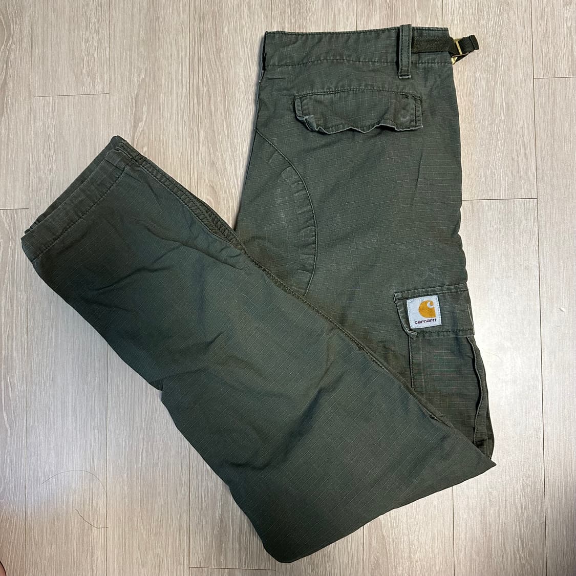 칼하트 에비에이션 카키 28/32 상품이미지1