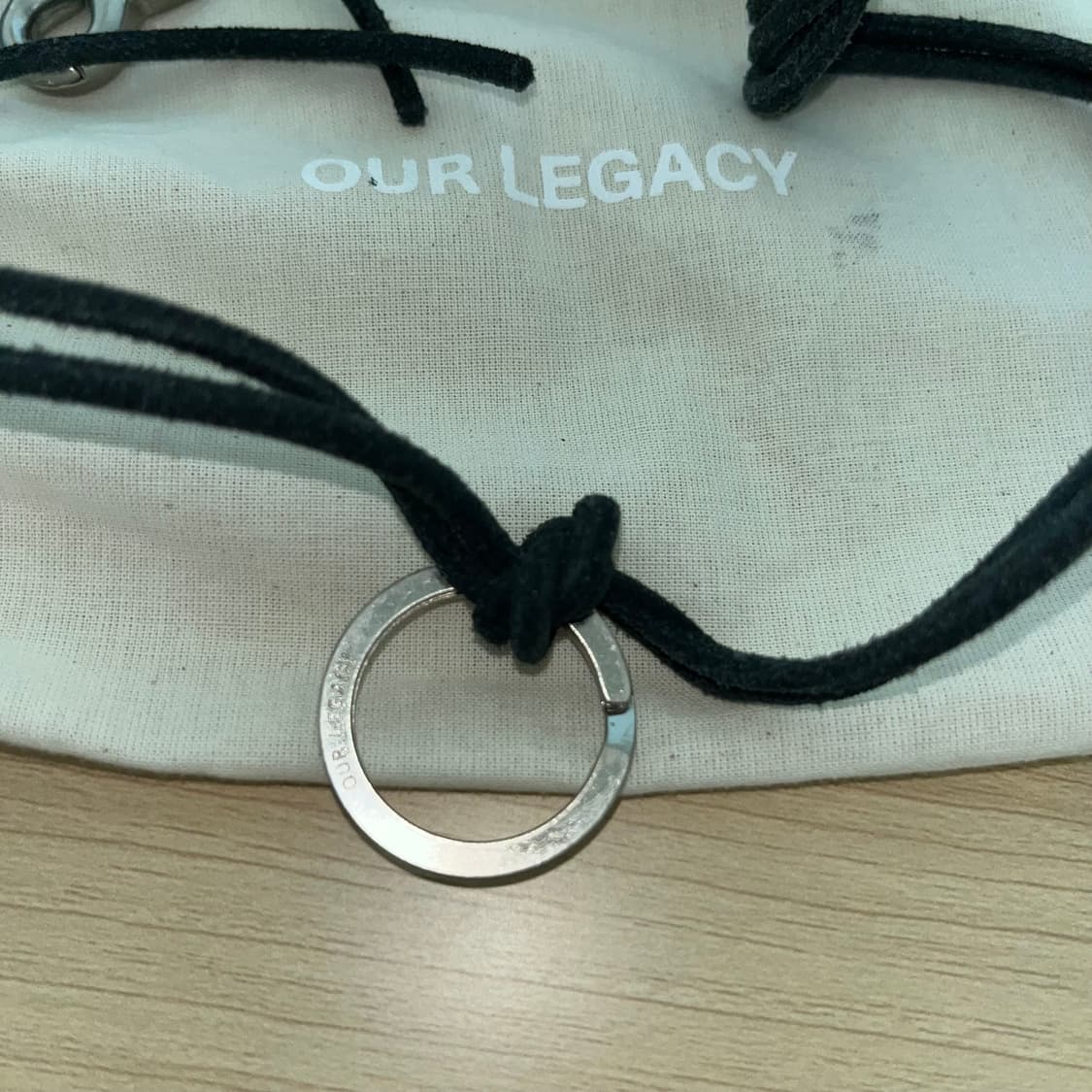 아워레가시 라돈 레더 키체인 블랙 상품이미지2