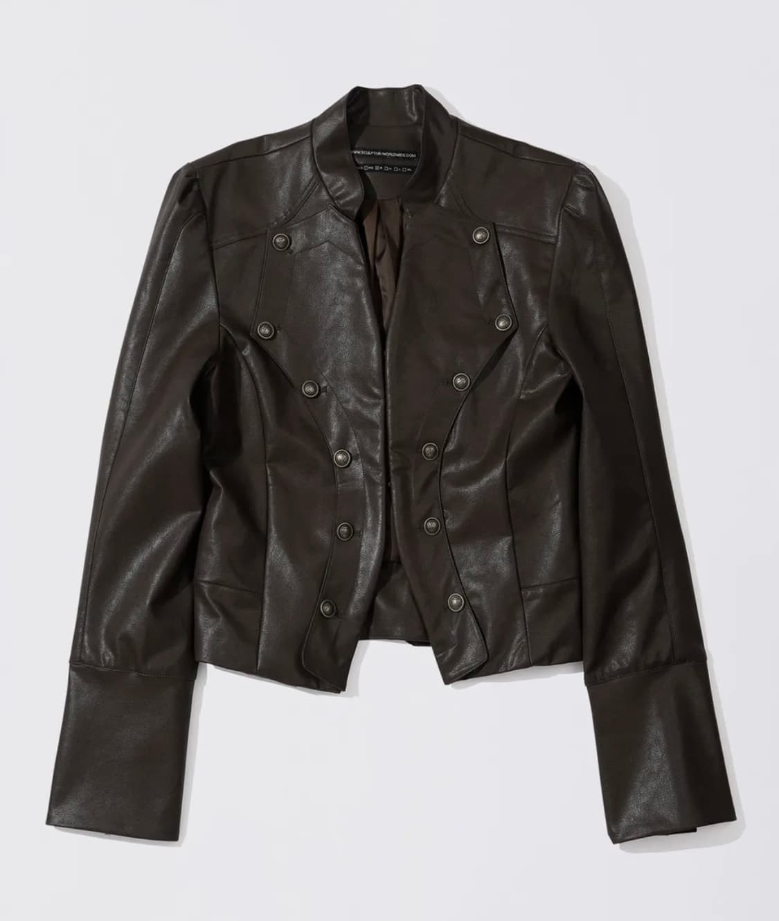 Napoleon Eco Leather Jacket Matte Brown 상품이미지3