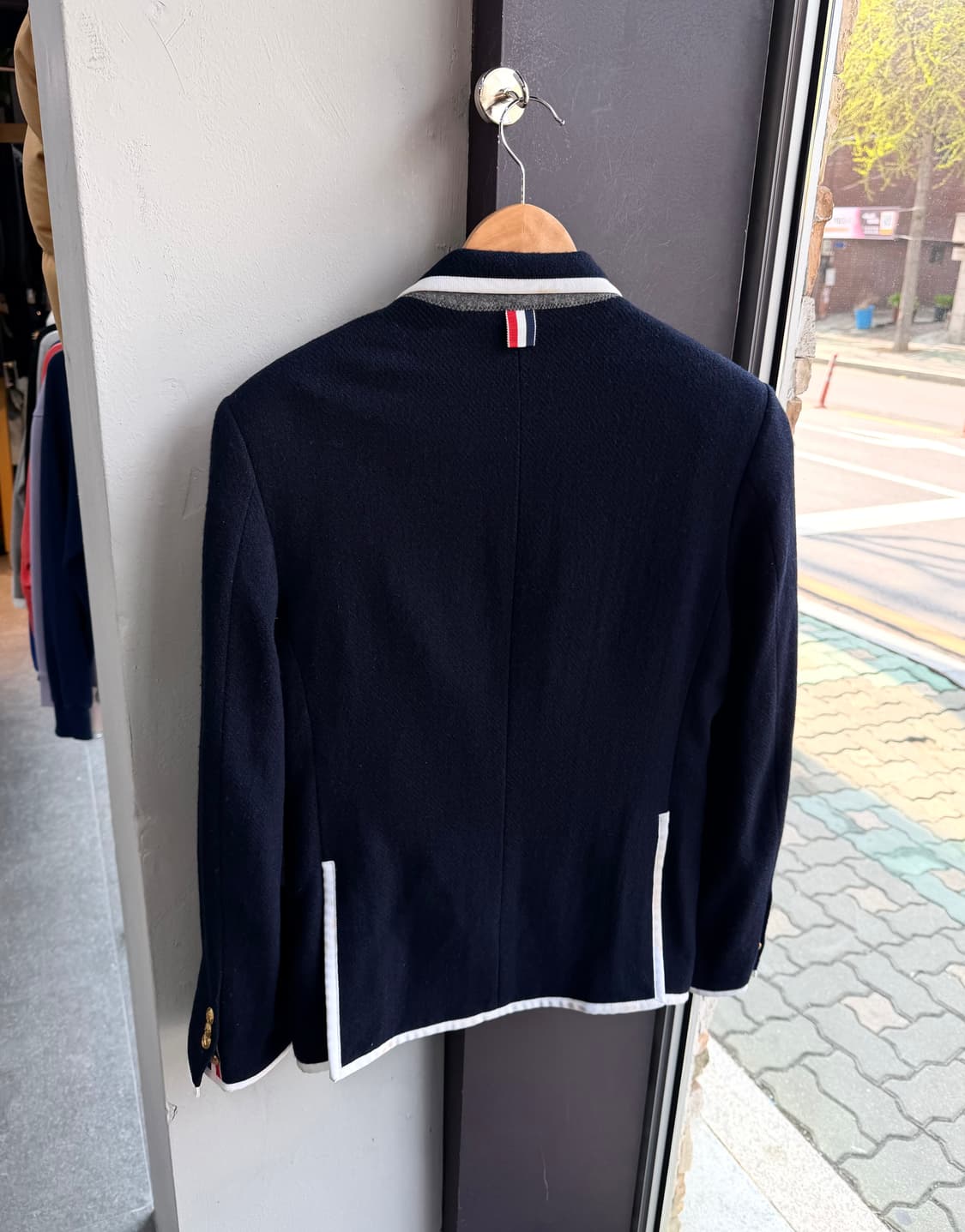 S/ 톰브라운 X 니만마커스 금장버튼 블레이저 자켓 상품이미지6