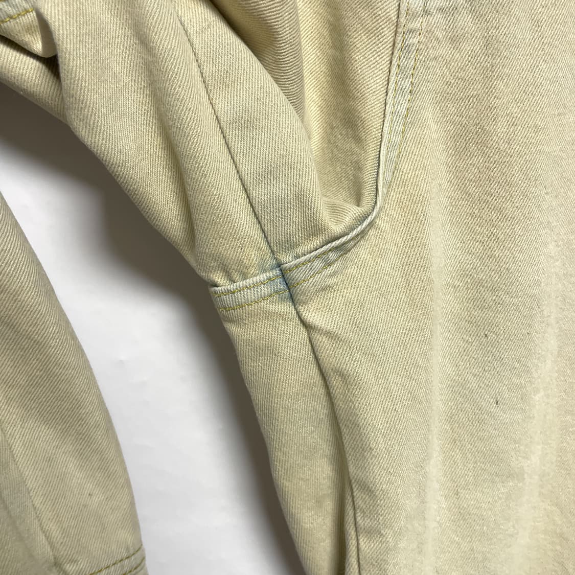 트래블 밀 데님 리벳 벌룬 팬츠 블리치드 블루 상품이미지4