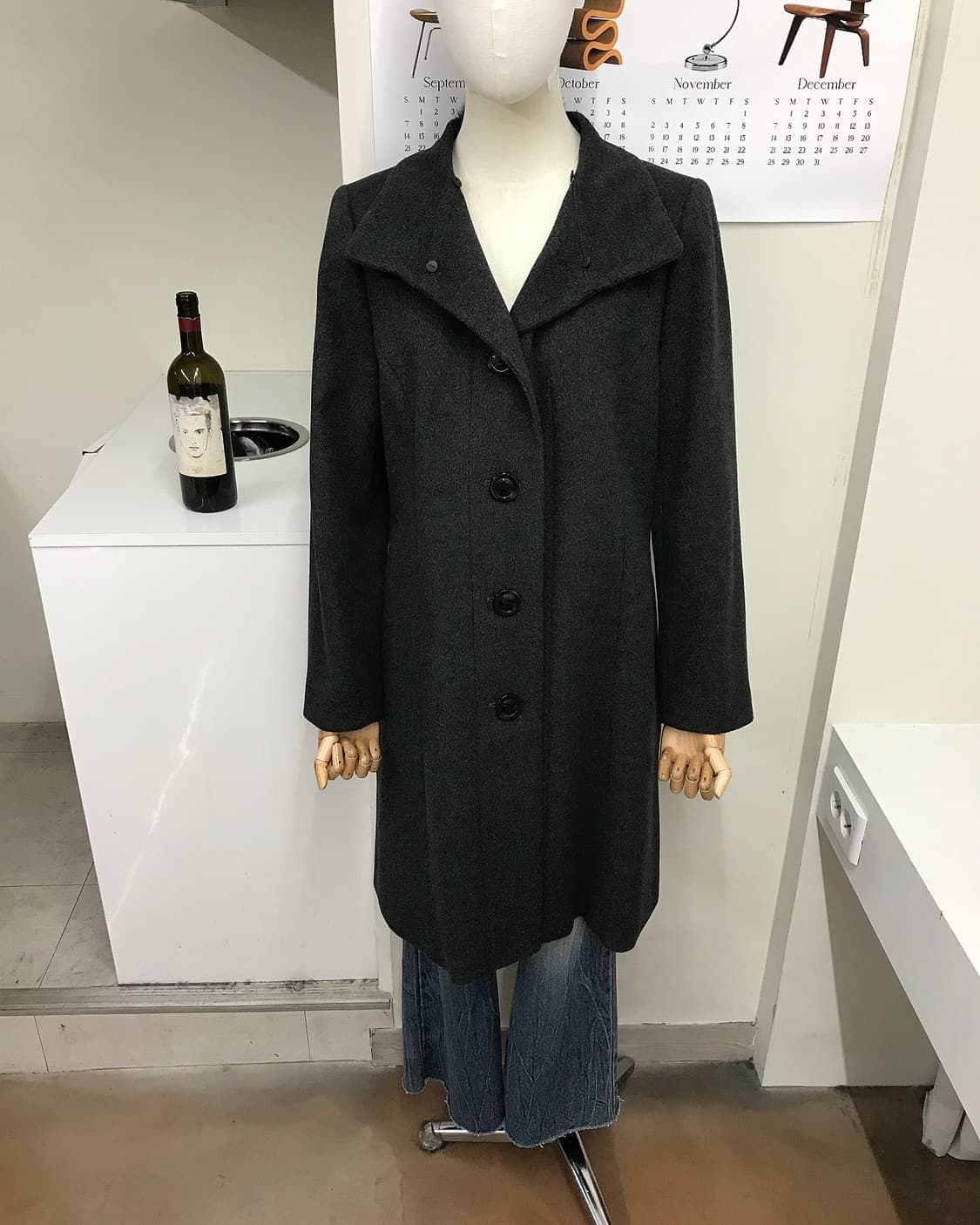 일제 캐시미어 퍼 빅카라 코트 상품이미지10