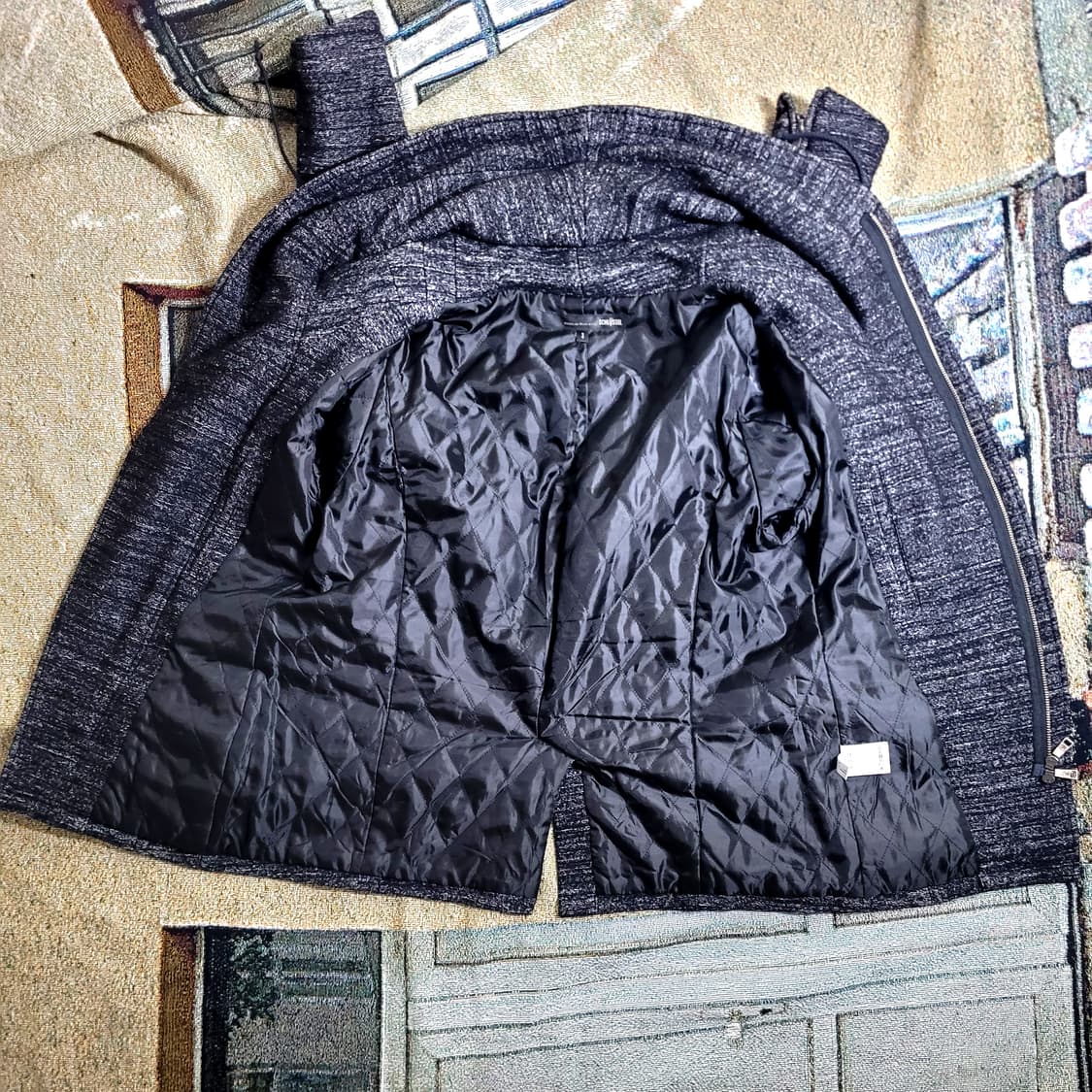 슈리셀 울 비대칭 자켓 상품이미지7