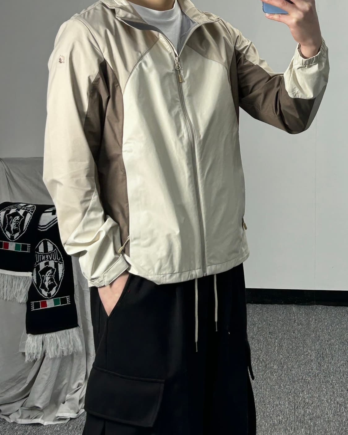 라푸마 베이지 윈드스토퍼 바람막이 상품이미지2