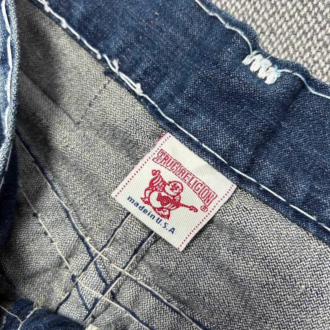 트루릴리전 빌리 슈퍼티 스티치 데님팬츠(30) 상품이미지6