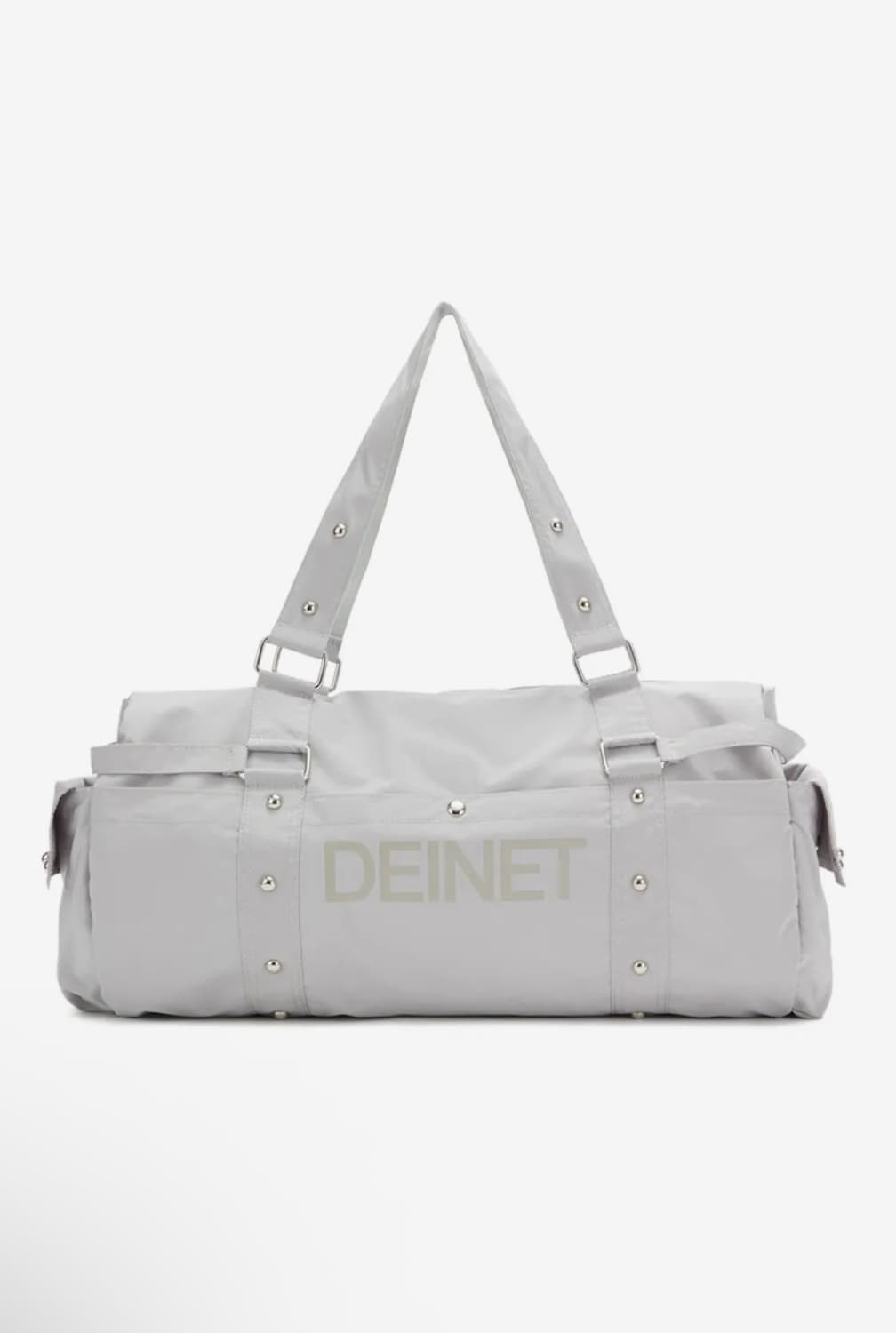 다이닛 가방 DEINET LOGO DUFFLE BAG IN GREY 상품이미지1