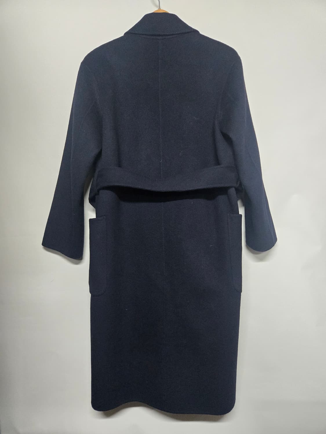 LINDA 핸드메이드 울 코트 블랙 free 상품이미지3