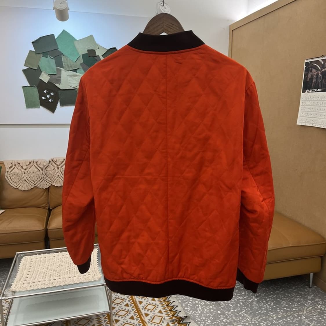 버버리 올드스쿨 레트로 리버시블 블루종 자켓 50 C10709 상품이미지4