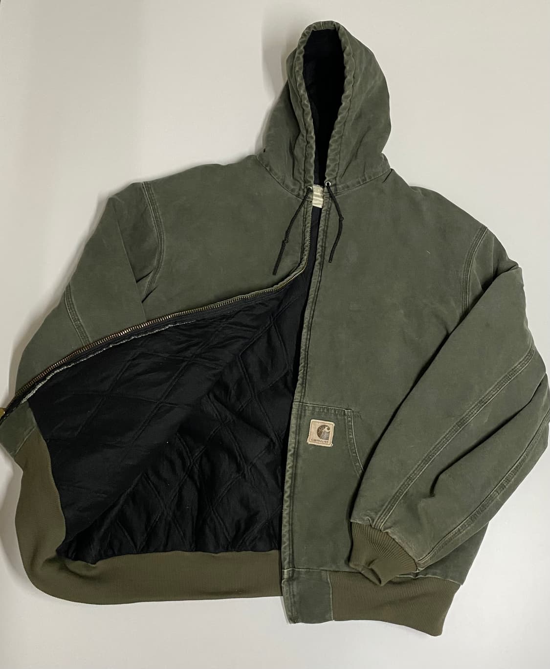 칼하트 J68 액티브 자켓 모스그린 상품이미지2