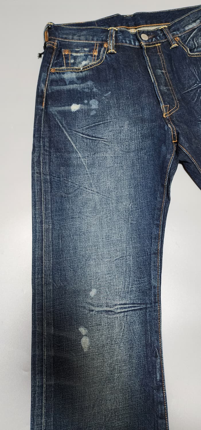 리바이스 501 셀비지 페인팅진 (W30) LEVIS 501 상품이미지5