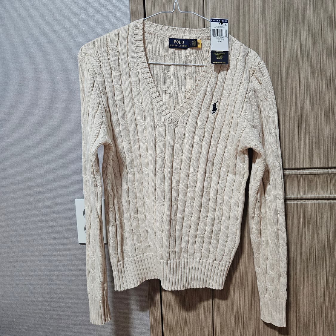 폴로랄프로렌 여성용 브이넥 니트  상품이미지1