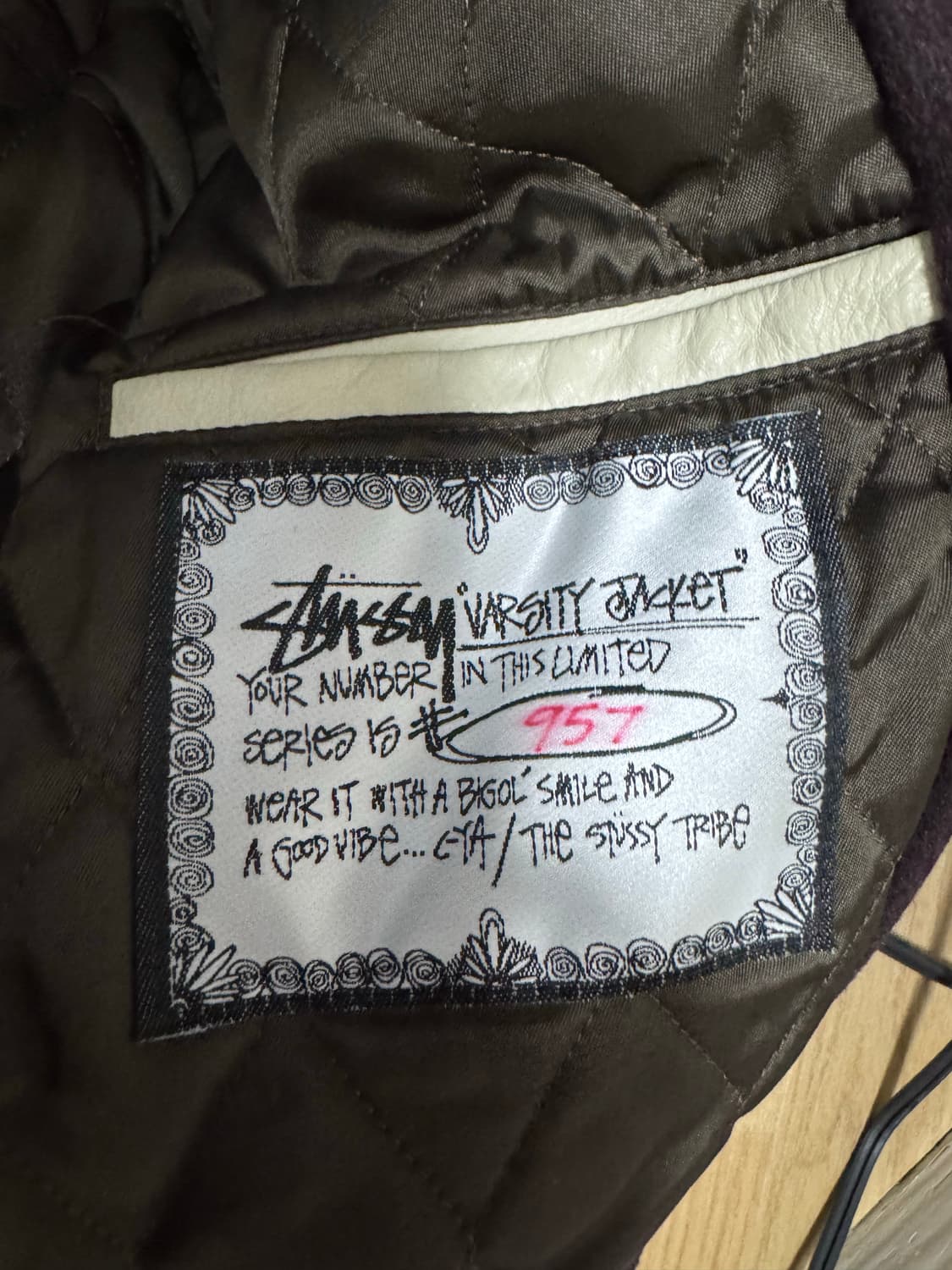 올드스투시 바시티자켓  상품이미지4