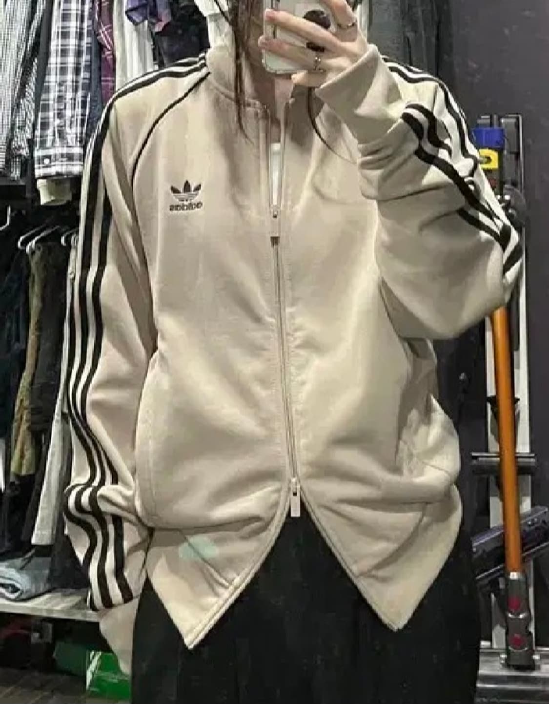 아디다스 슈퍼스타 베이지 져지 상품이미지1