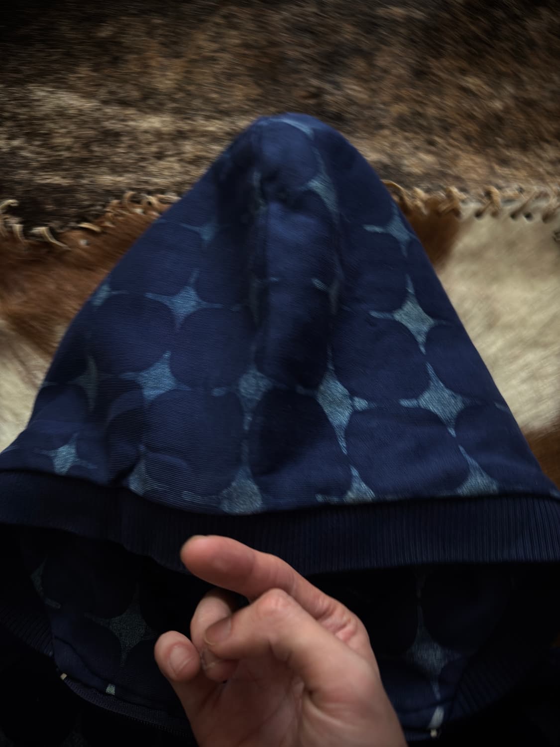 Eternal Indigo Starburst Hoodie zip-up 상품이미지7