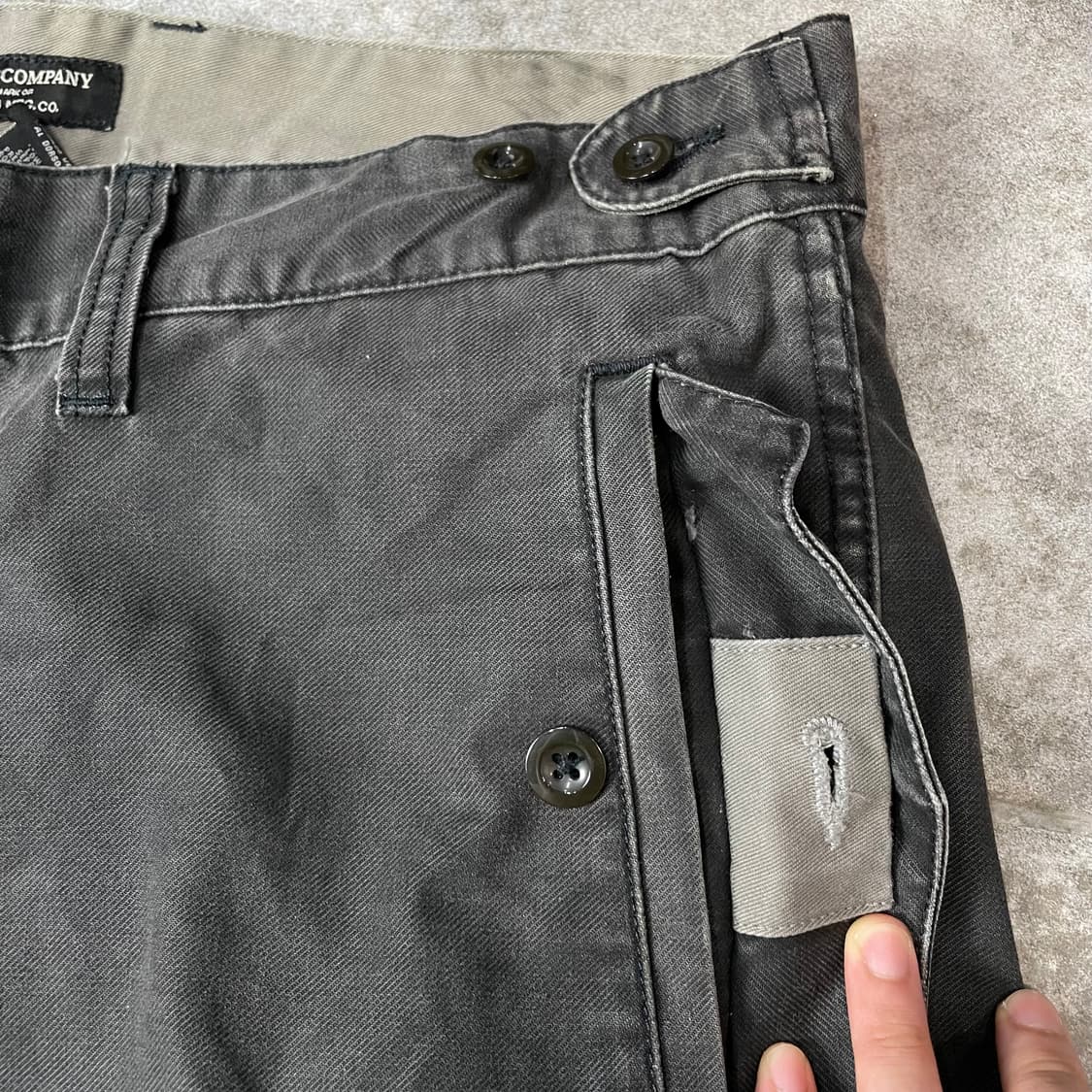2000s 폴로 진스 컴퍼니 더블니 카고 팬츠 상품이미지3