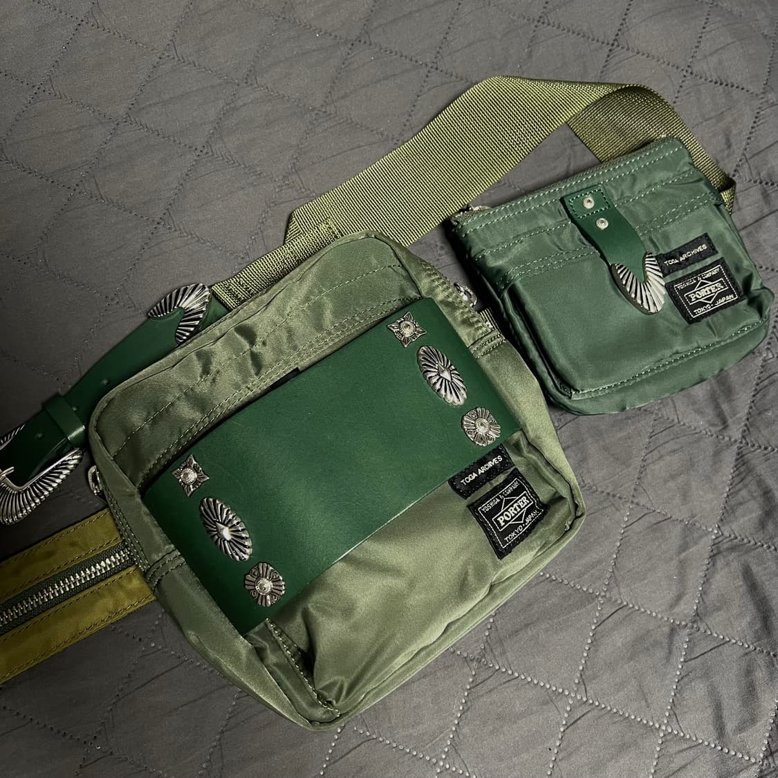 포터 토가 벨트백 카키 상품이미지1
