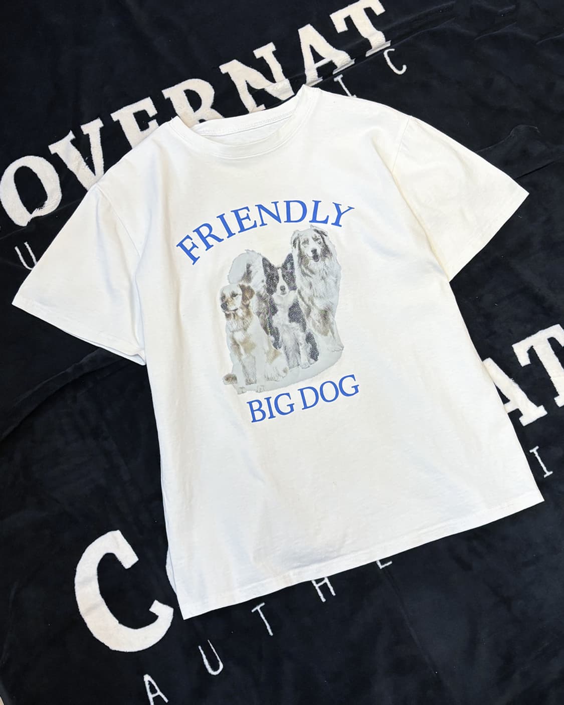 강아지 프린팅 티셔츠 상품이미지1