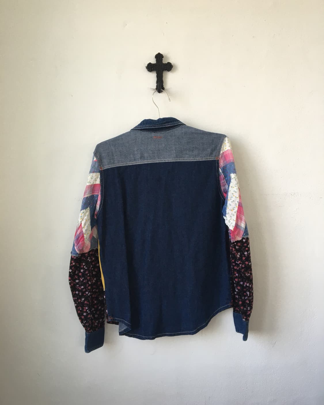 Patch work pattern shirt 상품이미지3