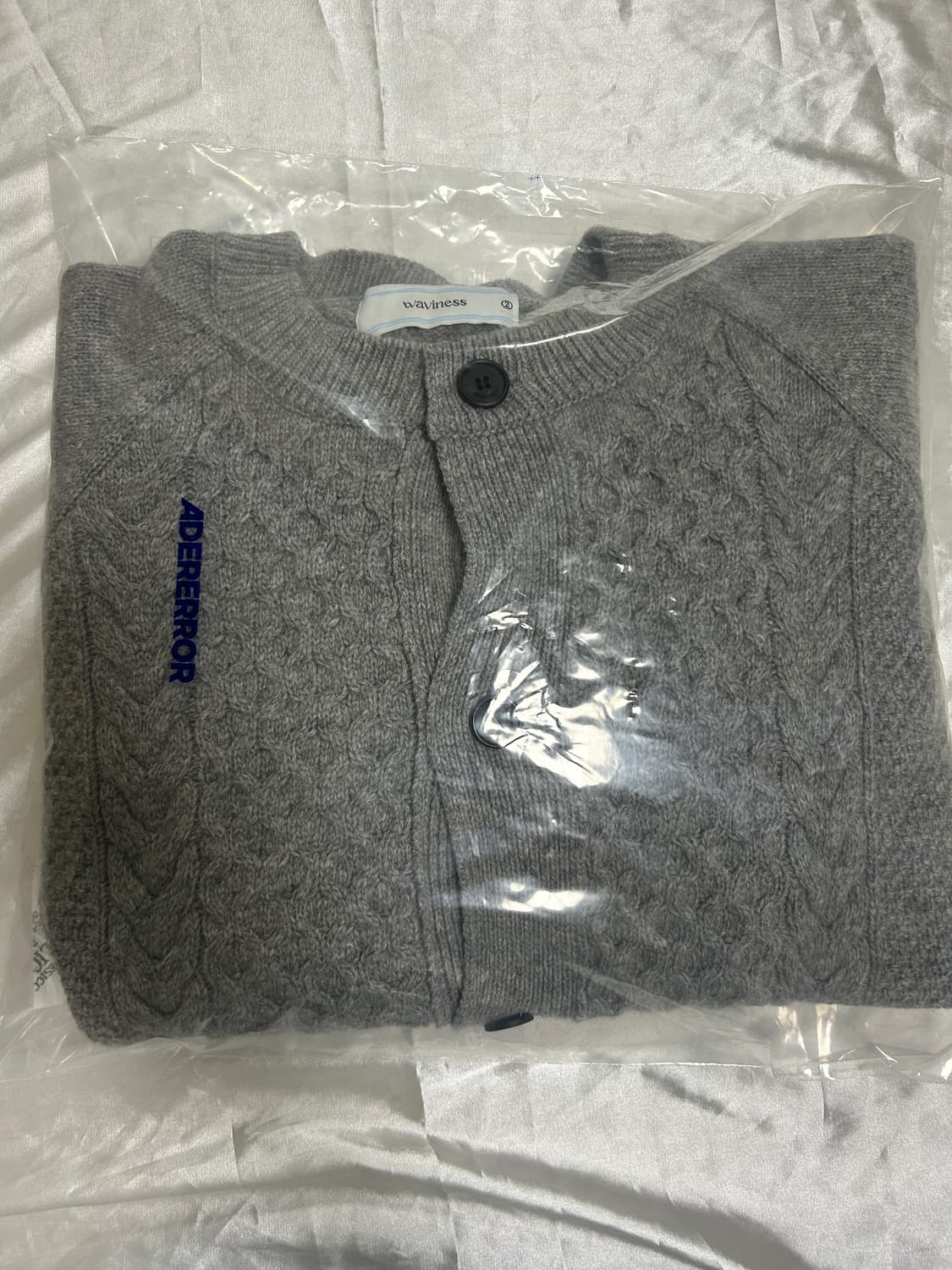 (새상품) 웨이비니스 Double Texture Round-neck Ca 상품이미지6