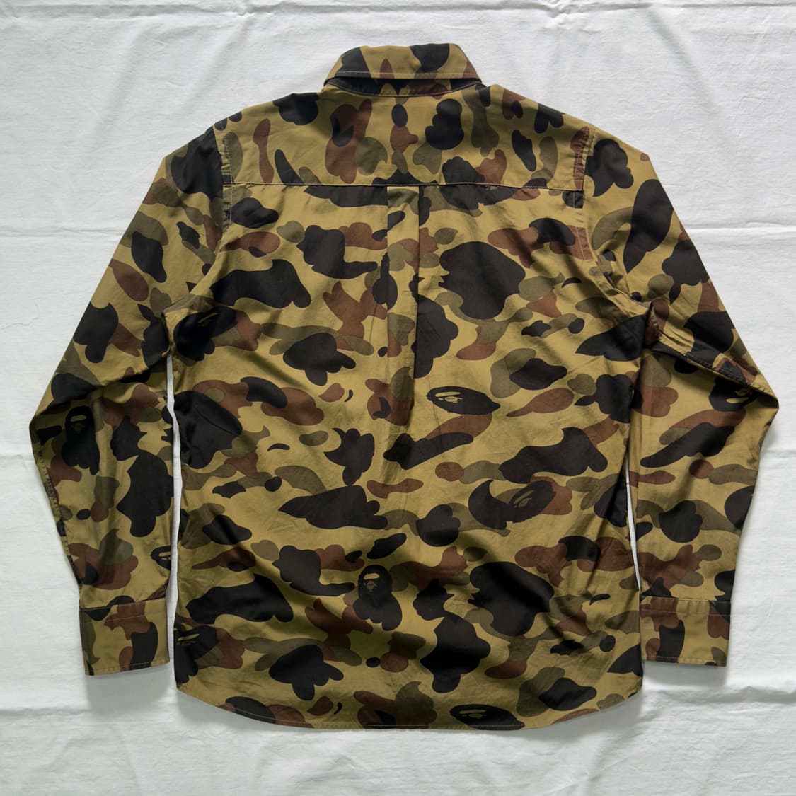 베이프 카모 사루 긴팔 셔츠 상품이미지10