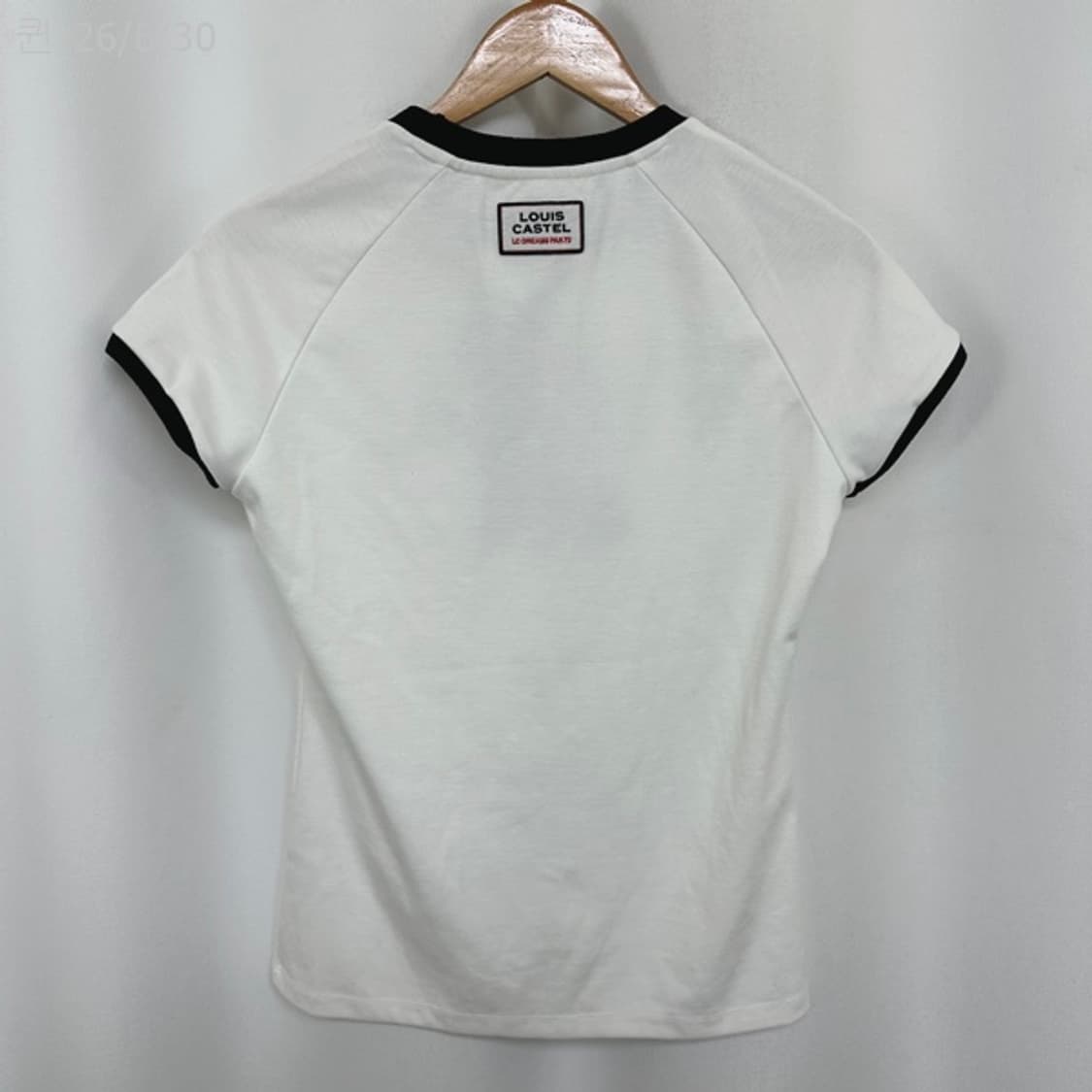 루이까스텔 여자 골프 스판 반팔티 화이트 90 상품이미지7