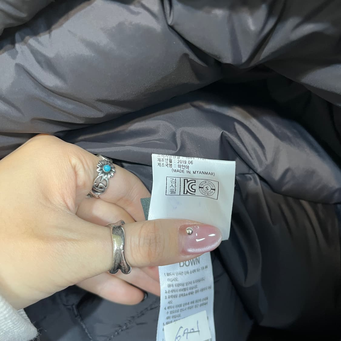 아이더 키즈 구스다운 롱패딩 150  상품이미지4