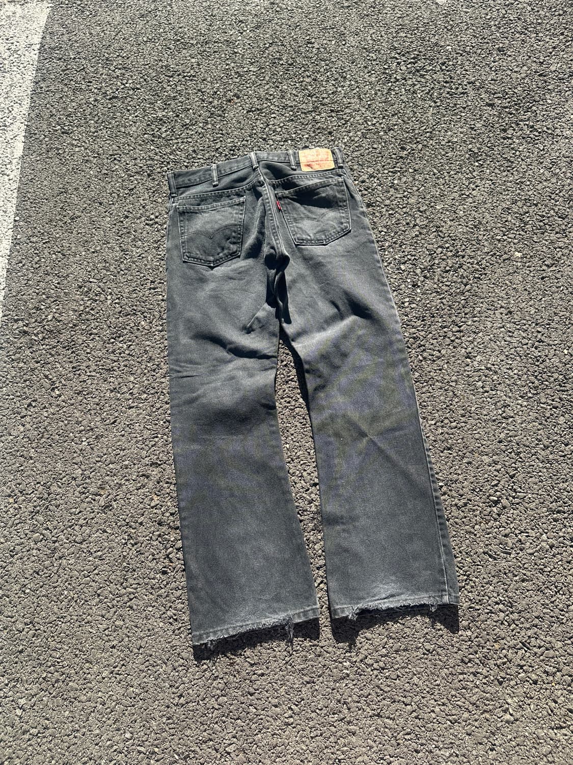 [33] 리바이스 517 흑청 부츠컷 데님팬츠 상품이미지1