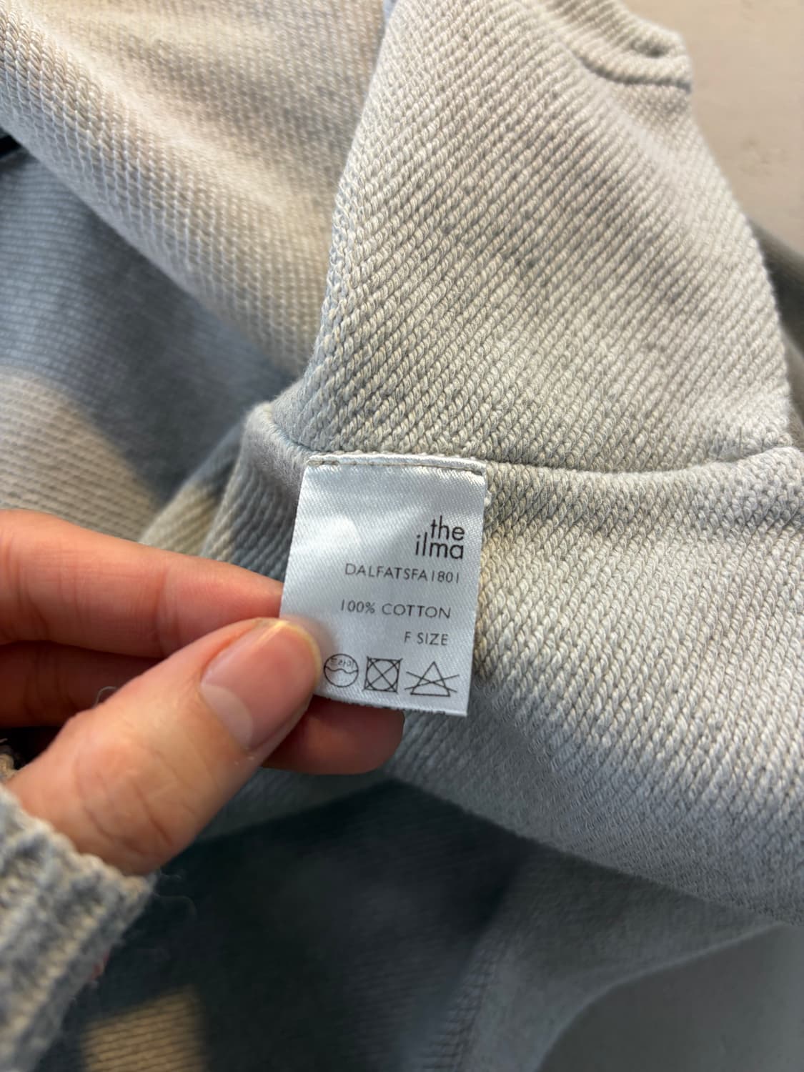 The Ilma crop unbalance hoodie F 상품이미지7