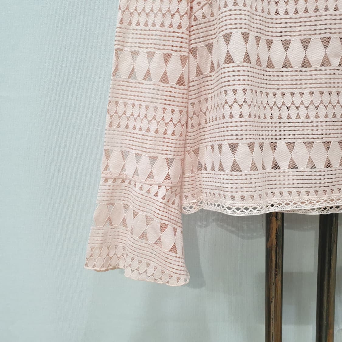 잇미샤 시스루 레이스 블라우스 44 상품이미지2