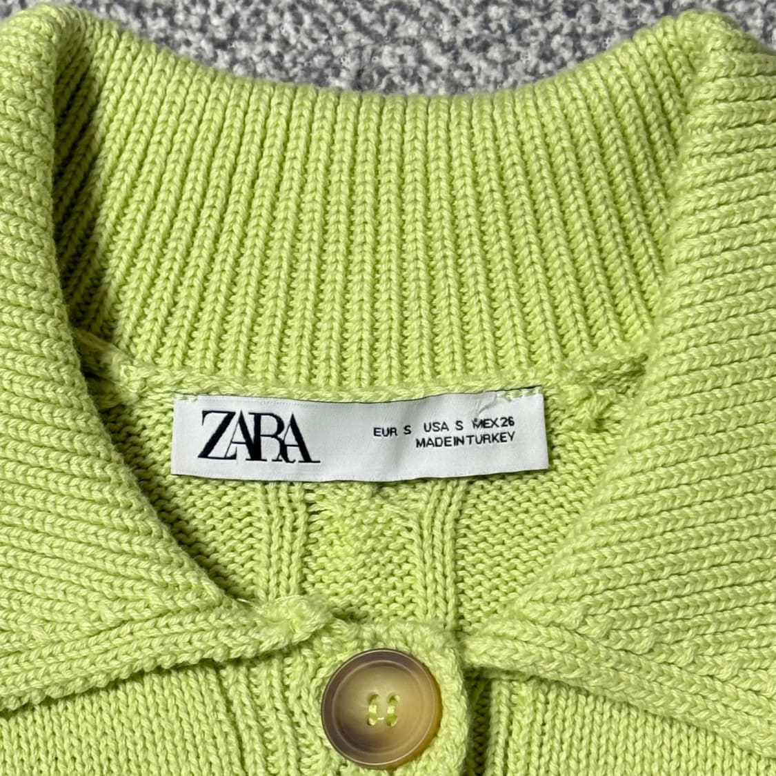 자라 니트 카라 셔츠 상품이미지4