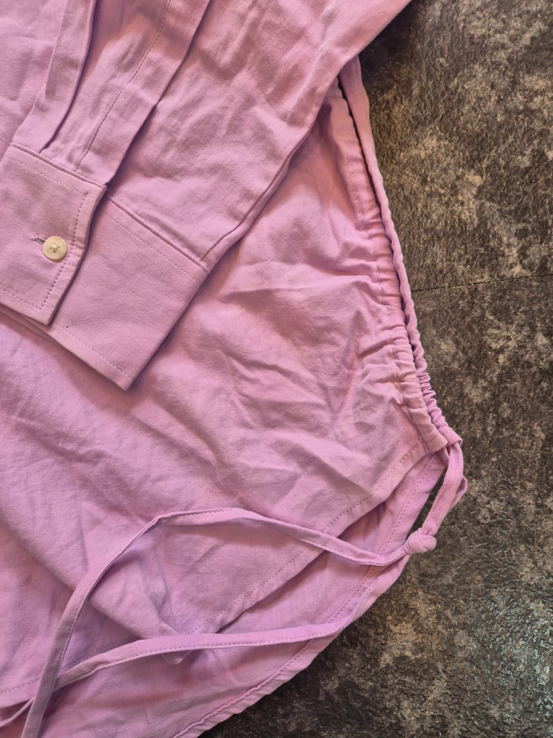 8세컨즈 코튼 컬러 셔츠 라벤더 - S 상품이미지3