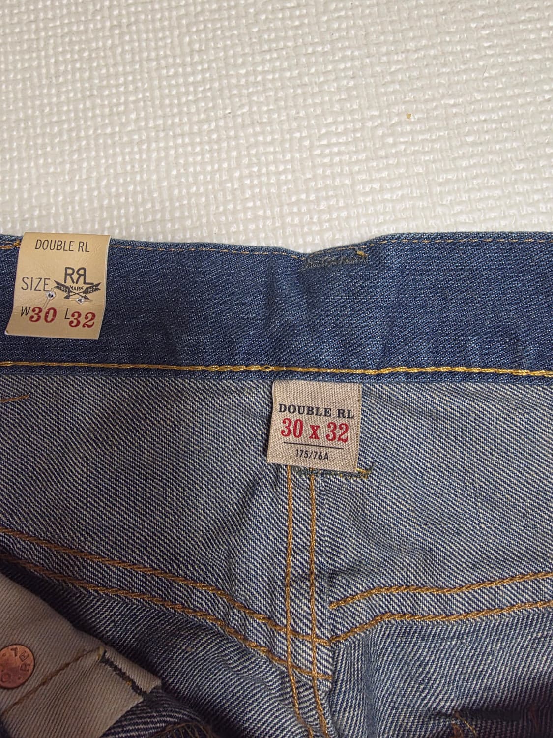 [30] RRL MILNER 스트레이트 핏 셀비지  데님 상품이미지6