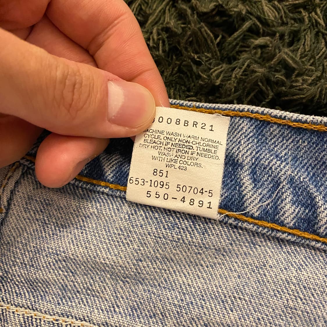 (30inch) 90s 빈티지 리바이스 데님 청 반바지 상품이미지10