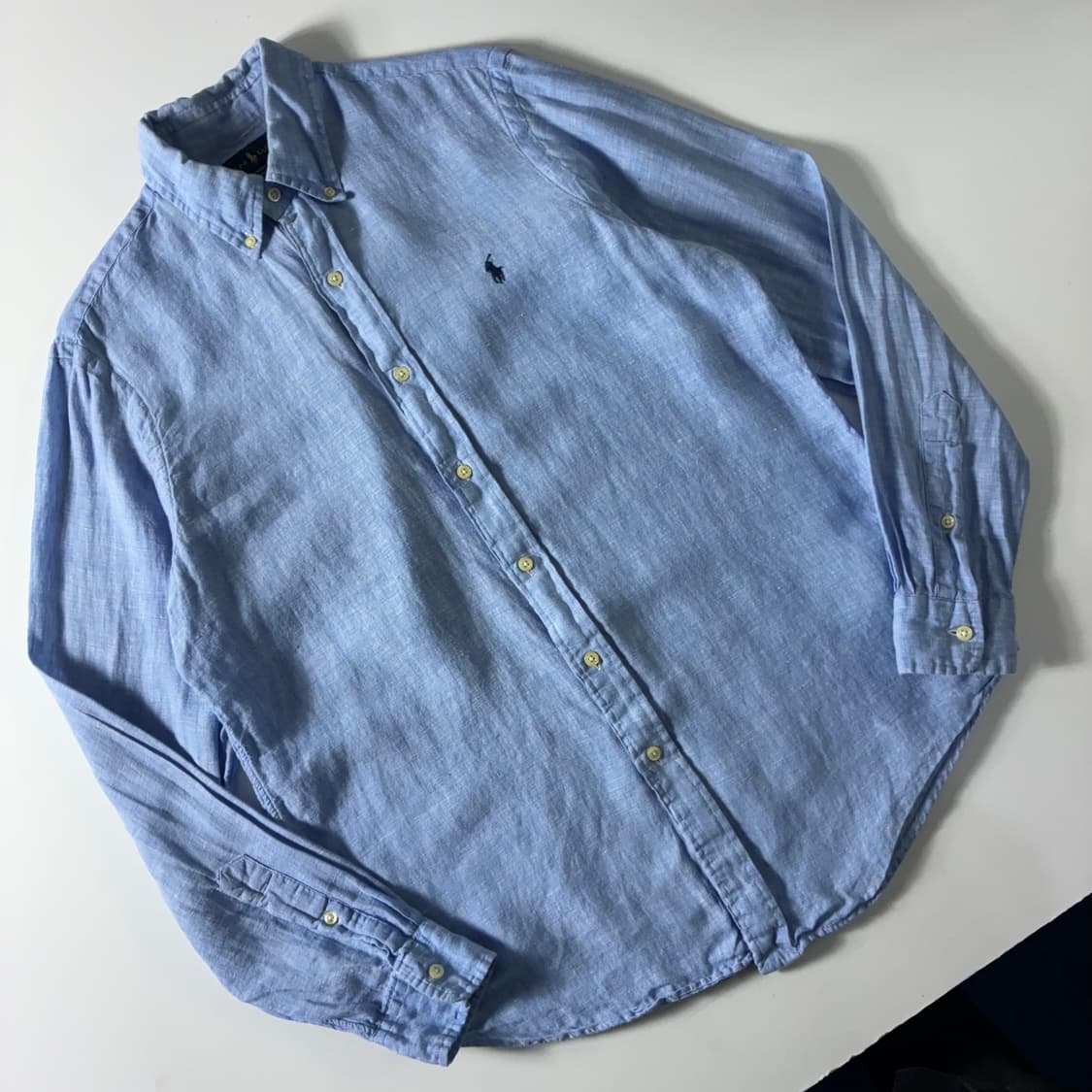 Polo  폴로 랄프로렌 신형 자수 린넨 소라 셔츠  상품이미지2