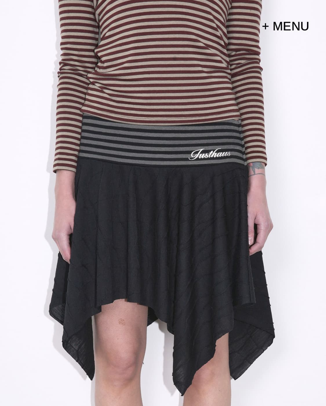 Just.haus MIXED PANEL SKIRT 상품이미지5
