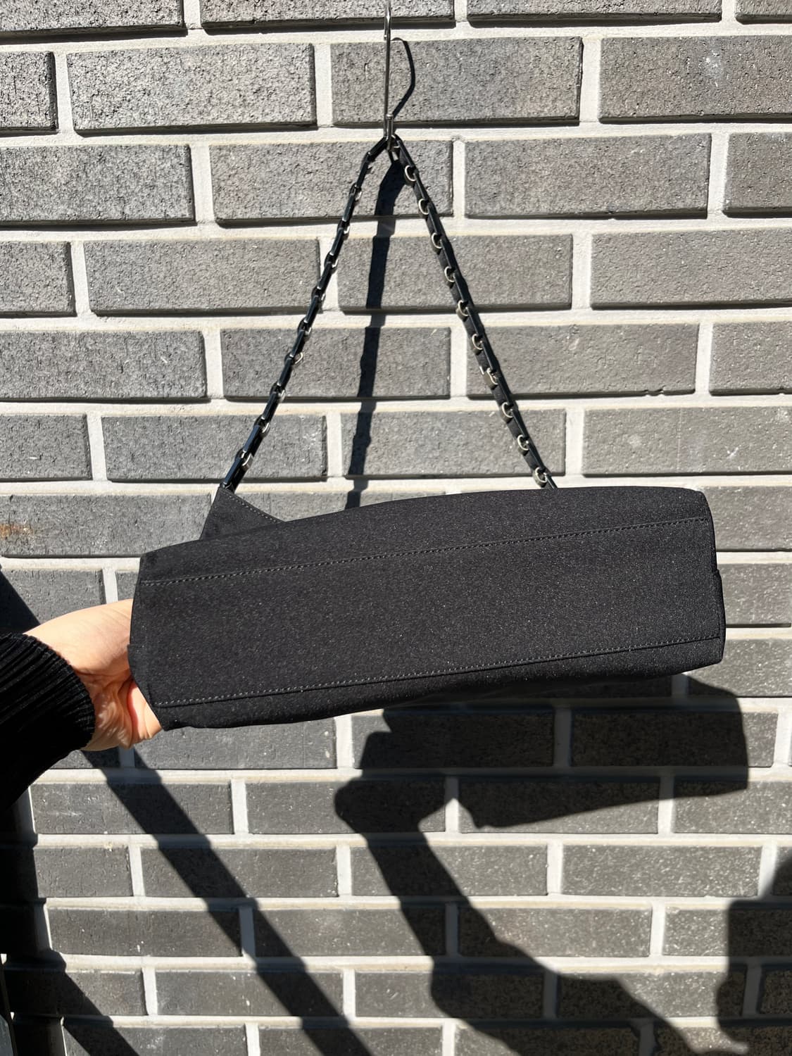 90s Ferragamo 페라가모 아크릴 핸들 백 상품이미지9