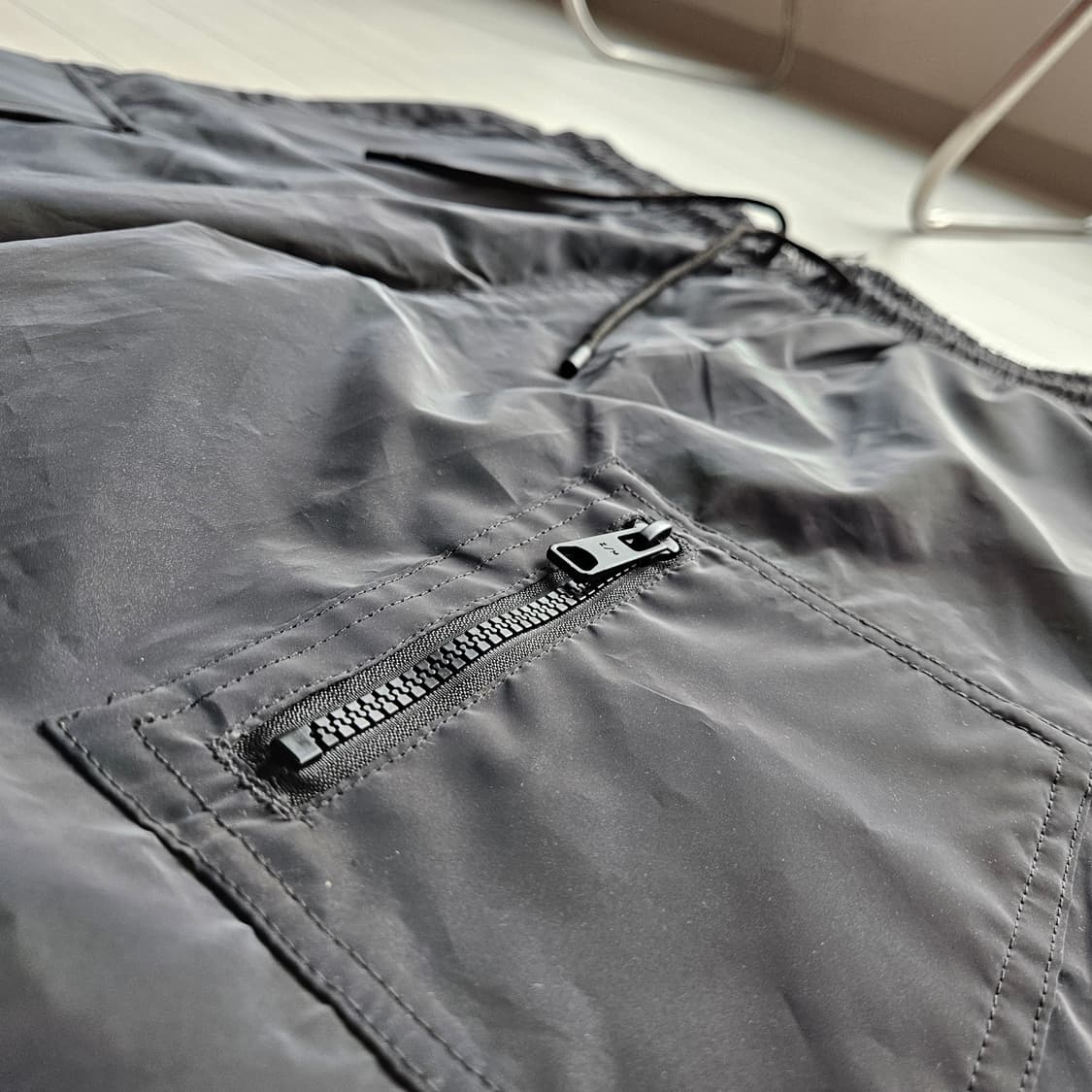 자라 리플렉티브 이펙트 하이테크 팬츠 조거팬츠 (마포멋쟁이, 송민호바지) 상품이미지6