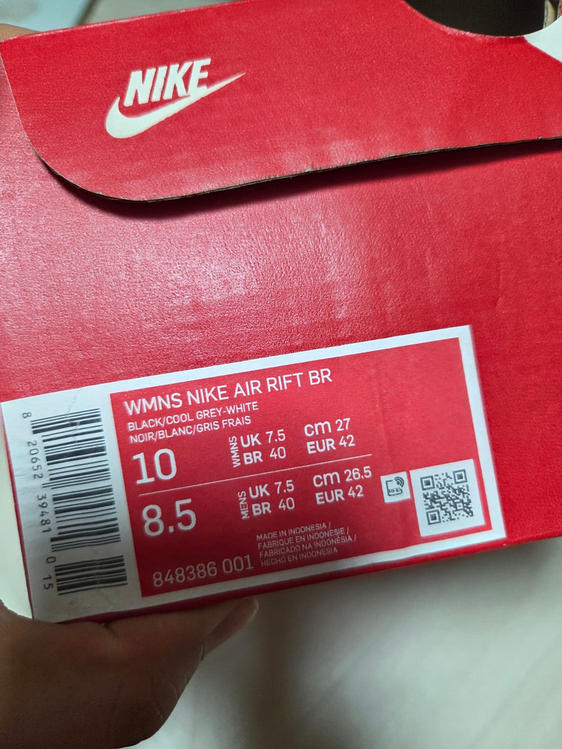 나이키 에어리프트 블랙 265 우먼 상품이미지6