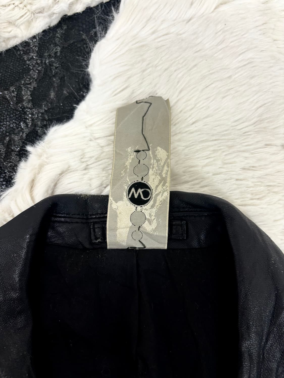 [WOOD DOWN]Chic Black Leather blazer 상품이미지9