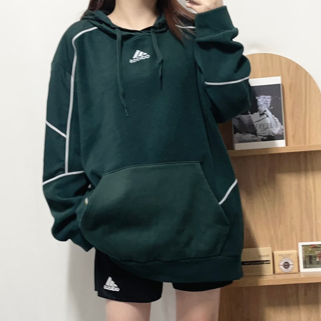 [정품] 아디다스 딥그린 하이브리드 후리스 [ 3XL ] 상품이미지2