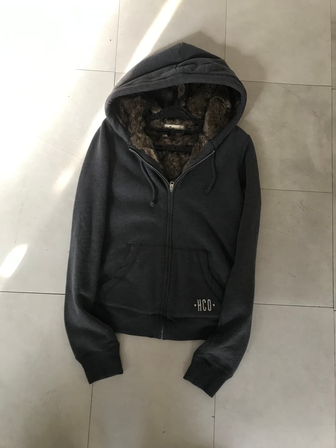 홀리스터 그레이 울프죠 후드집업 상품이미지8