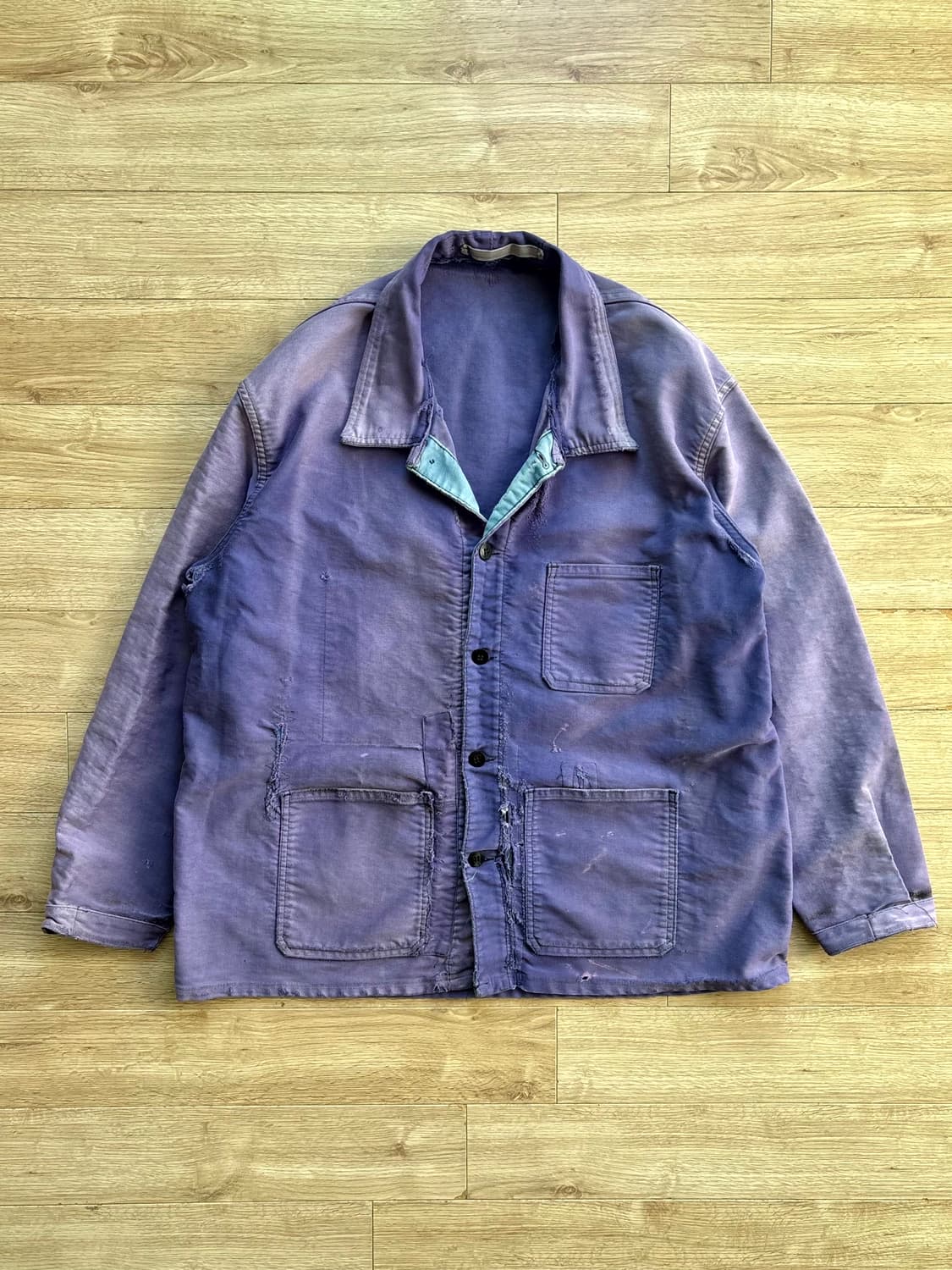 Rare 60~70's 빈티지 프렌치 워크 자켓 105 상품이미지1