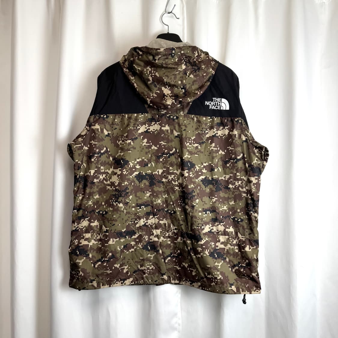 노스페이스 디지털 카모 밀리터리 페릴 윈드 후드 바람막이 집업 자켓 XL 상품이미지4