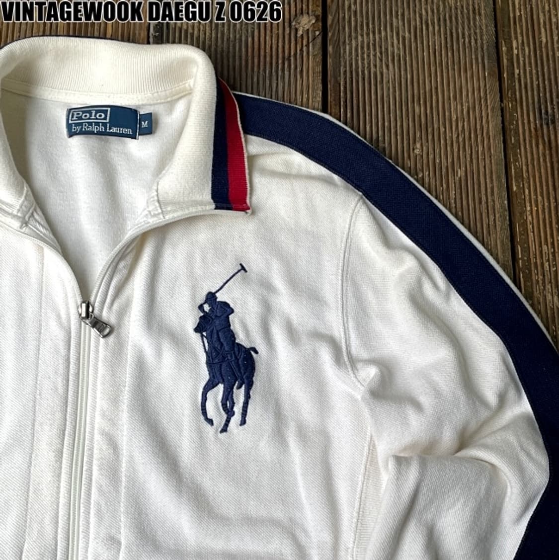 폴로 코튼 스웻집업 상품이미지1