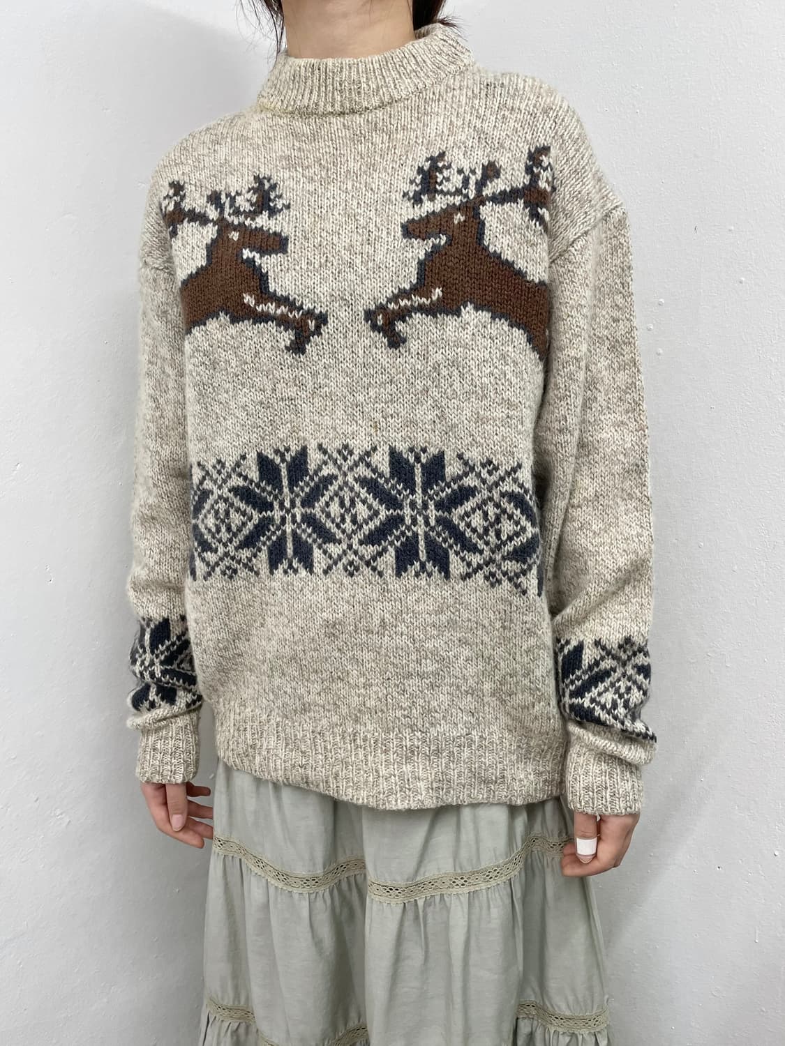 울100 노르딕 니트 상품이미지2