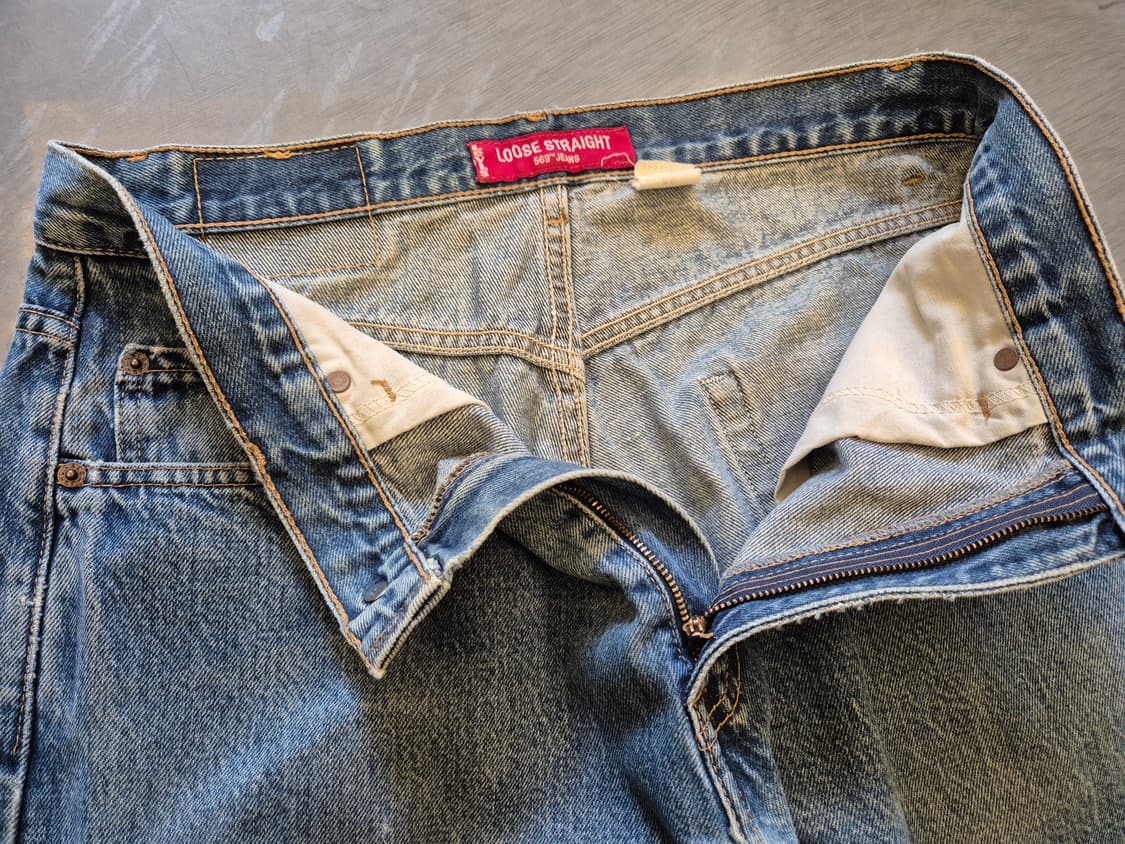 00s 리바이스 569 루즈스트레이트 핏 데님 팬츠 상품이미지8