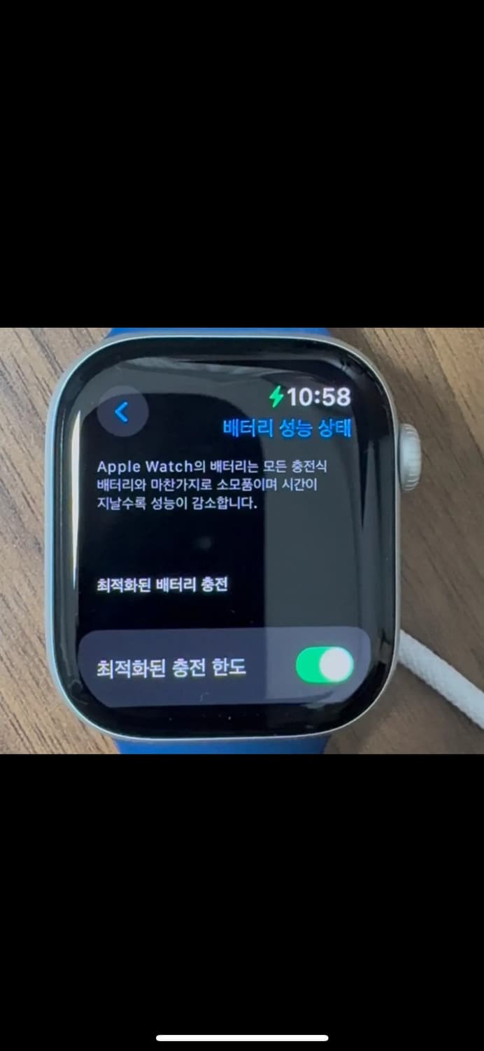 애플워치10GPS,42mm,실버/데님스포츠밴드 상품이미지4