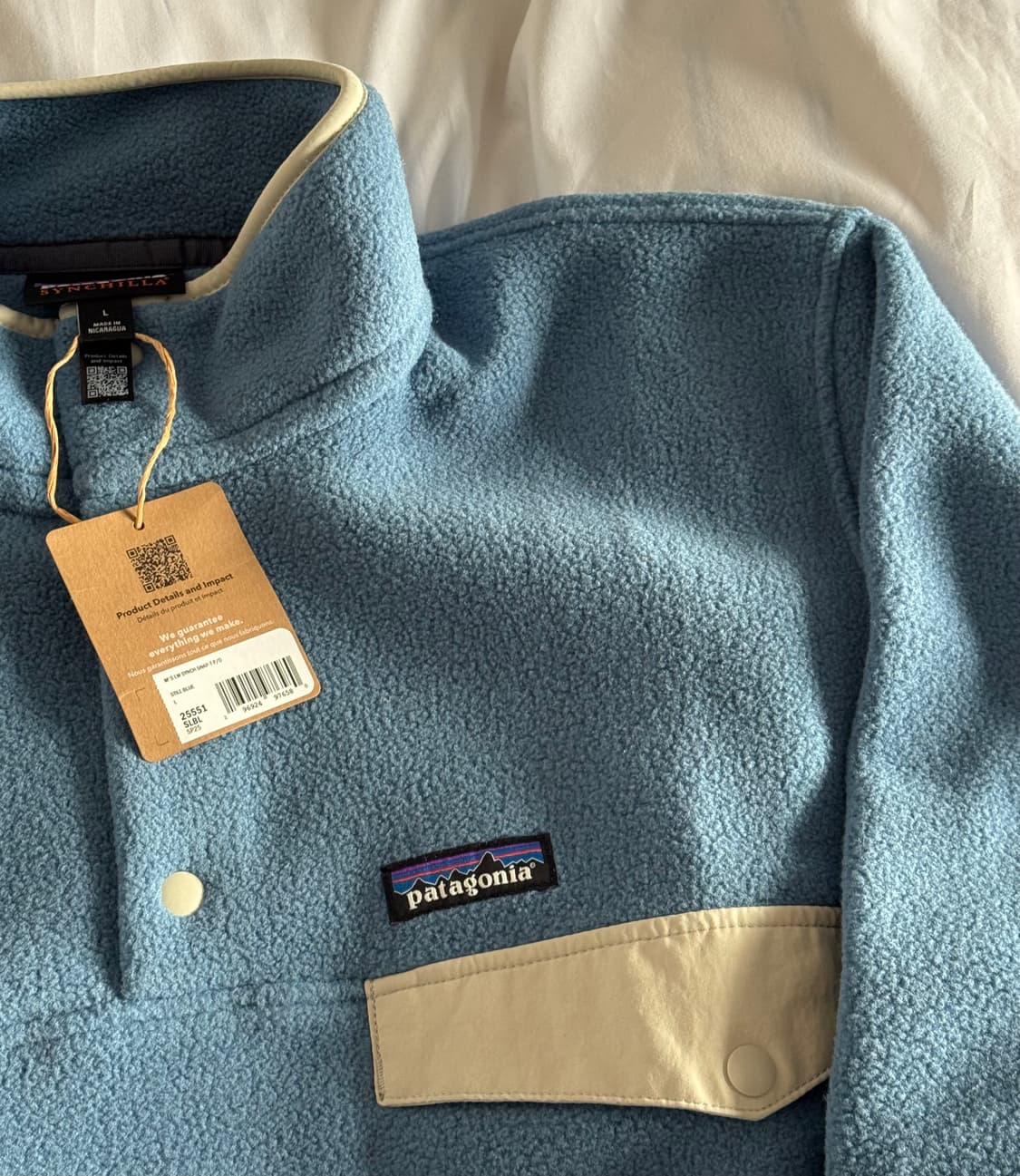 [L] 파타고니아 신칠라 스틸블루 상품이미지2
